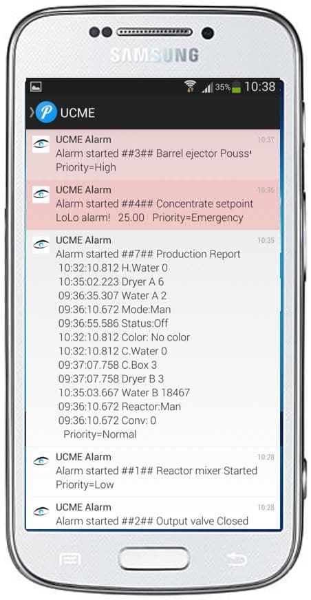 UCME-OPC Pushover support